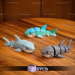 Basic STL Collection Articulated Great White Shark
