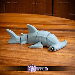Basic STL Collection Articulated Hammerhead Shark