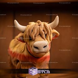 Basic STL Collection Articulated Highland Cow