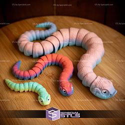 Basic STL Collection Articulated Hognose Snakes