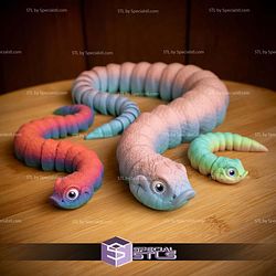 Basic STL Collection Articulated Hognose Snakes
