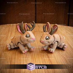 Basic STL Collection Articulated Jackalopes