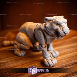 Basic STL Collection Articulated Sabertooth Tiger