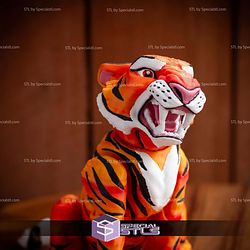 Basic STL Collection Articulated Sabertooth Tiger