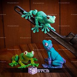 Basic STL Collection Articulated Tree Frog