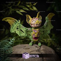 Basic STL Collection Articulated Zombie Bat
