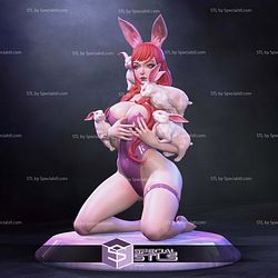 Bunny Girl and Rabbit 3D Printer Files