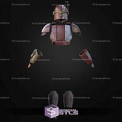 Cosplay STL Files Mandalorian Spirit Helmet