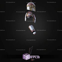 Cosplay STL Files Mandalorian Spirit Helmet