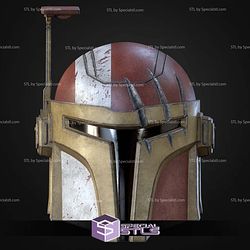 Cosplay STL Files Mandalorian Strength Helmet