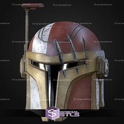 Cosplay STL Files Mandalorian Strength Helmet