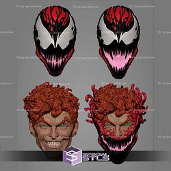 Custom Head STL Collection Carnage Classic Pack
