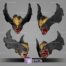 Custom Head STL Collection Wolverine Classic Pack