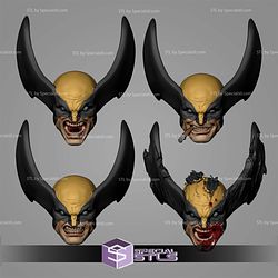 Custom Head STL Collection Wolverine Classic Pack