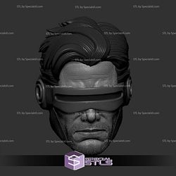 Custom Head STL Cyclops Scott Summers