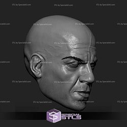 Custom Head STL Dominic Toretto Fast and Furious