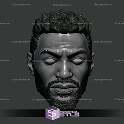 Custom Head STL Hawkman Aldis Hodge