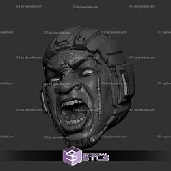 Custom Head STL Johnathan Majors Kang Helmet