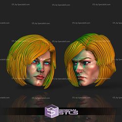 Custom Head STL Power Girl