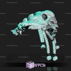 Custom Head STL Thokk Battle Beast