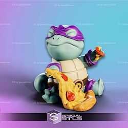 Chibi TMNT Pizza Donatello 3D Printer Files
