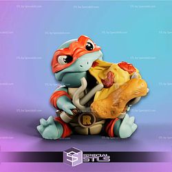Chibi TMNT Pizza Raphael 3D Printer Files