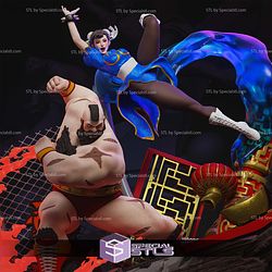 Chun Li vs Zangief Combitation 3D Printer Files