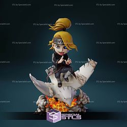 Deidara Naruto Shippuden Chibi 3D Printer Files