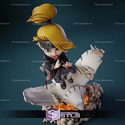 Deidara Naruto Shippuden Chibi 3D Printer Files