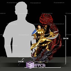 Escanor Golden Armor Diorama 3D Printer Files