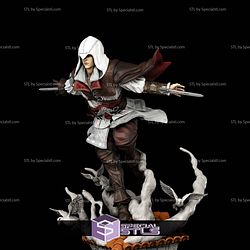 Ezio Auditore in Action Roof 3D Printer Files