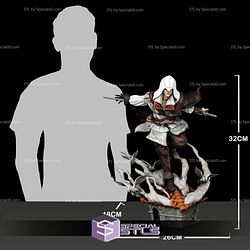 Ezio Auditore in Action Roof 3D Printer Files