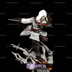 Ezio Auditore in Action Roof 3D Printer Files
