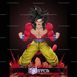 Goku SSJ4 GT Angry 3D Printer Files