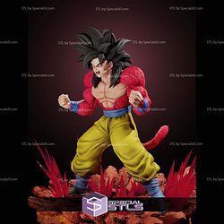 Goku SSJ4 GT Angry 3D Printer Files