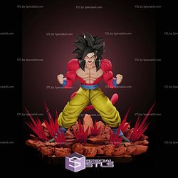 Goku SSJ4 GT Angry 3D Printer Files