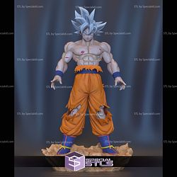Goku Ultra Instinto Standalone 3D Printer Files