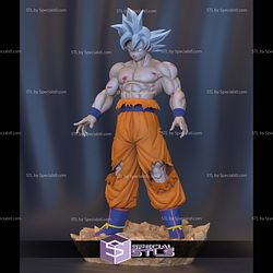 Goku Ultra Instinto Standalone 3D Printer Files