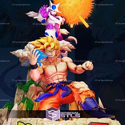 Goku vs Cooler New Battle 3D Printer Files