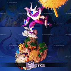 Goku vs Cooler New Battle 3D Printer Files