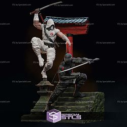 GIJoe Storm Shadow vs Snake Eyes 3D Printer Files