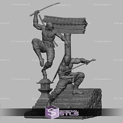 GIJoe Storm Shadow vs Snake Eyes 3D Printer Files