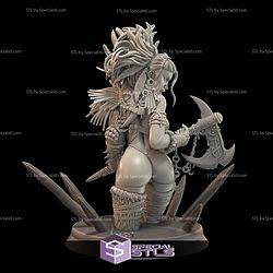 Girl With The Axe 3D Printer Files