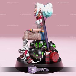 Harley Quinn Modern on Bomb 3D Printer Files