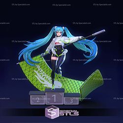 Hatsune Miku Racing Edition 3D Printer Files