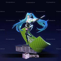 Hatsune Miku Racing Edition 3D Printer Files