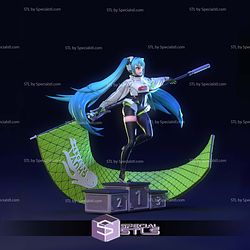 Hatsune Miku Racing Edition 3D Printer Files