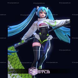 Hatsune Miku Racing Edition 3D Printer Files