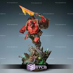 Hellboy Burn Sword Diorama 3D Printer Files