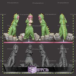 Hitori Gotou Dinosaur 3D Printer Files